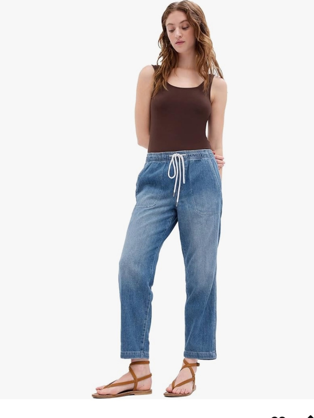 GAP Denim Easy Jean Medium Indigo Pull On